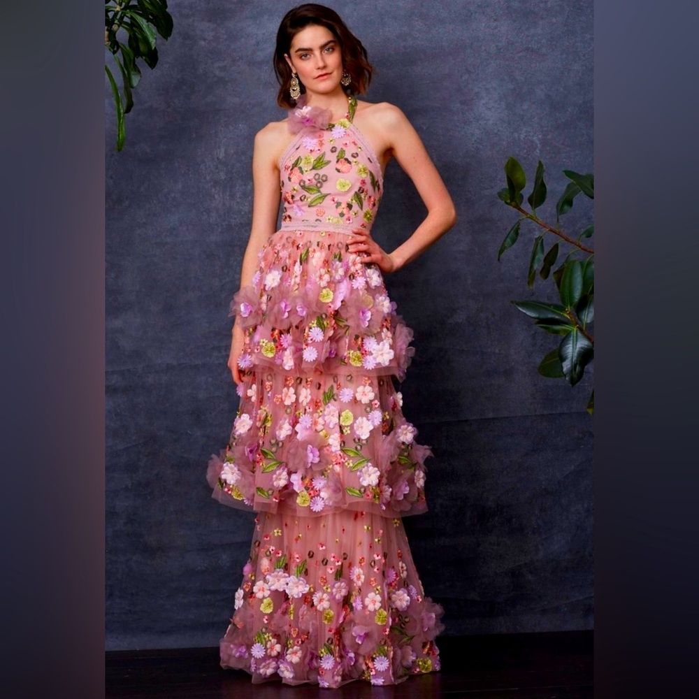 Flower dress size 10 brand new. Marchesa Notte